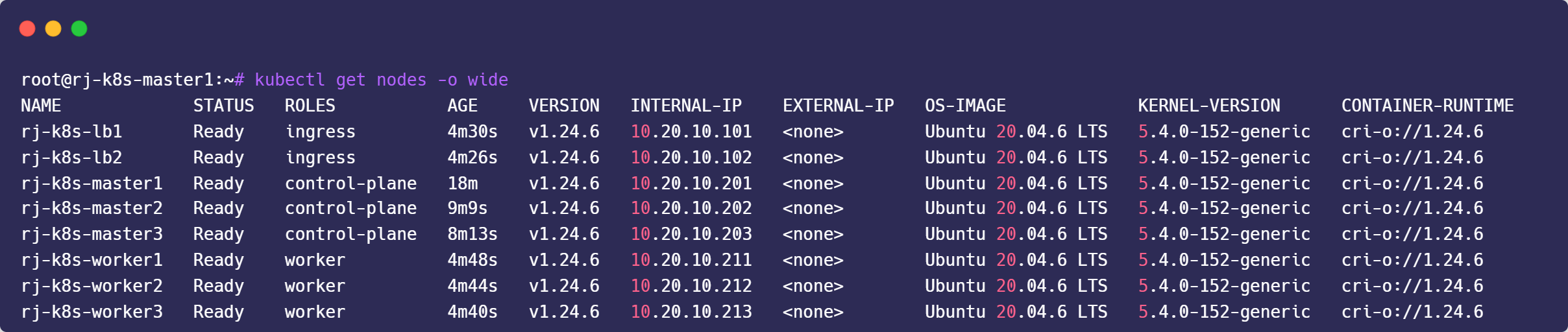 Kubernetes Cluster Multi-Master High Availability